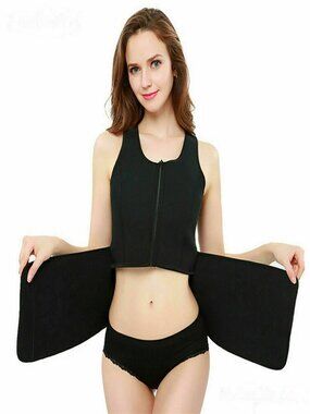 Women Body Shaper Sweat Sauna Waist Trainer Slimming Cincher Corset Shapewear